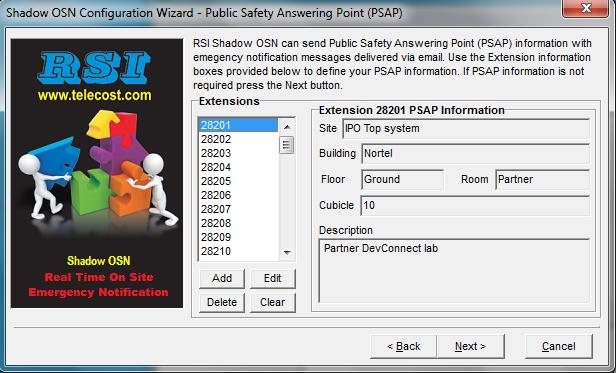 6.5. Administer Public Safety Answering Point On the Public Safety Answering Point screen, add/edit the PSAP Information fields as