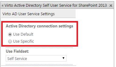 32 Now you can add User Service web part to different pages of SharePoint and create fieldsets for working with AD.