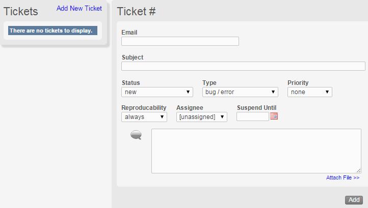Ticket Tracker Ticket Tracker The quickest way to receive answers to your questions or get immediate help is to submit a support ticket.