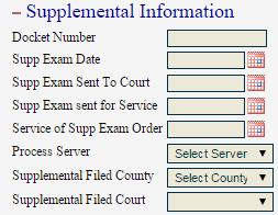 Supplemental Information The following chapter will detail the Supplemental Information section and data elements available for use in Simplicity. 1.
