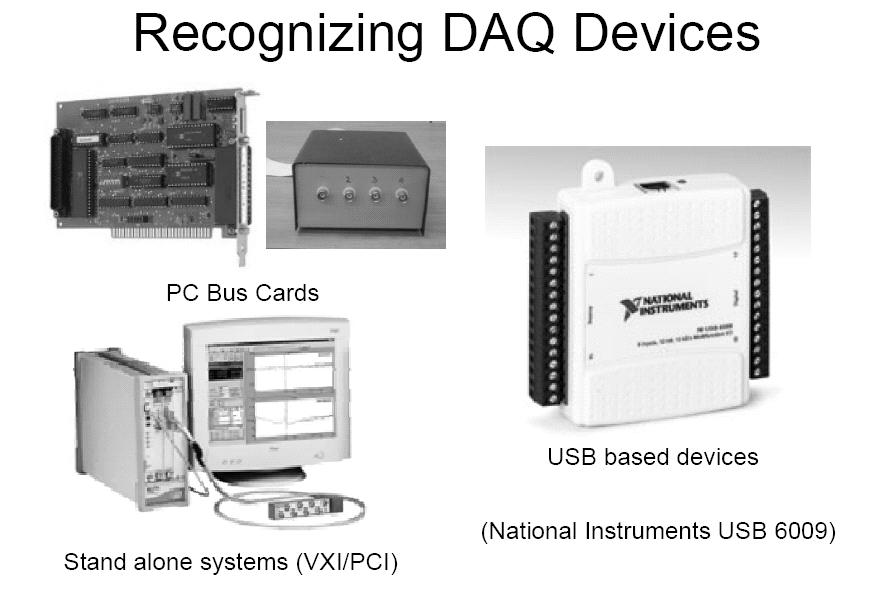 Data Acquisition Data acquisition (DAQ) basics Connecting Signals