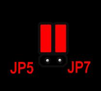JP2 on the two rightmost pins so the J4 supply is regulated.