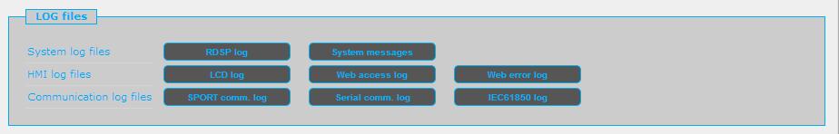 Password for Settings - Used when someone wants to set parameters / settings and clear the counters on the on-line page. Password for Control - Used for executing commands in the Commands menu item.