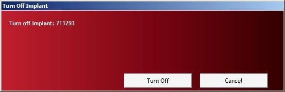 3. Confirm your intentions by clicking the button labeled Turn Off. 4.