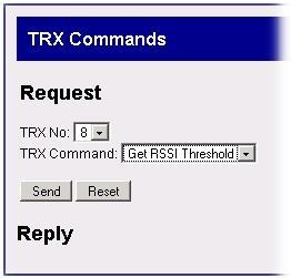Get RSSI Threshold RSSI stands for Received Signal Strength Indicator. It is a quantitative measure of the strength of the RF signal that the TRX is receiving from the implants.
