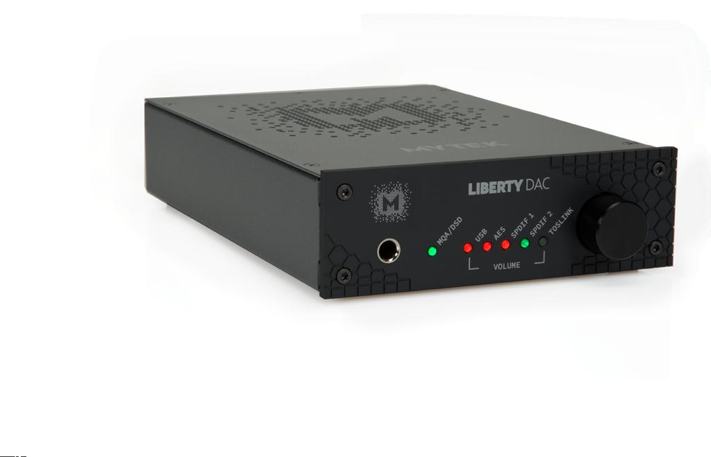 User s Manual 5 2. Package Content The Liberty DAC USB 2.0 Cable Power cord Owner s manual 3.