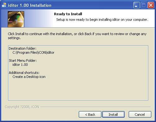 imap TM started to install Diagram 6 Please untick the box if