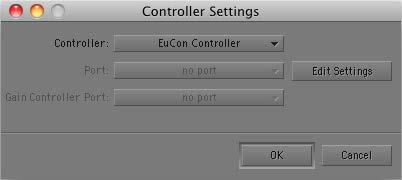 To configure your Avid editing application for an Avid media controller: 1. Make sure you have installed EuControl and successfully connected your controllers. 2.