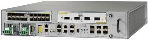 Typical Examples Cisco ASR 9001 Not really a border router, but being used as such by many operators 4 built-in 10GE SFP+