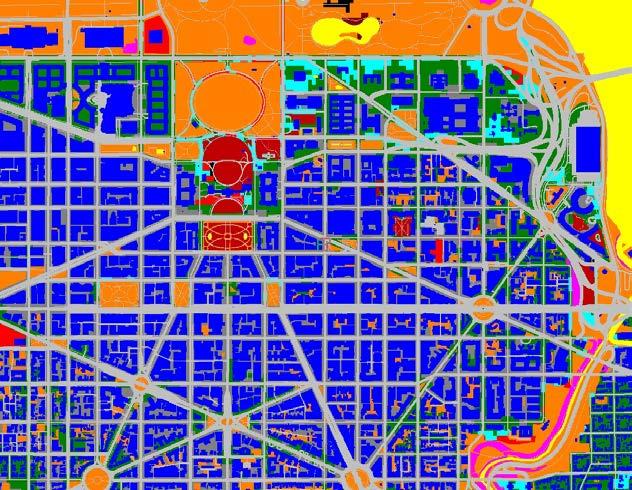 As such, not all of the assigned clutter 1m/30m Hybrid Data in Washington DC categories are relevant when planning a wireless network.