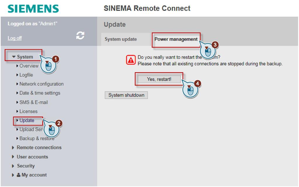 Installation and commissioning 3.2 Installing SINEMA RC Server 9.