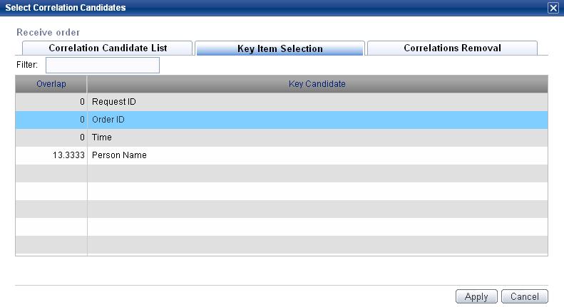 GUI Option Key Candidate Up to four decimal places are shown. Displays the name of properties included CSV file 4.