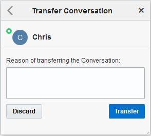 Chapter 9 Sharing resources, activities, and inventory in Manage 5. Enter a reason. 6. Click Transfer.