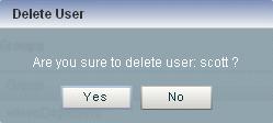 Deleting a User 21.2 Deleting a User You can delete an existing user using the Oracle CEP Visualizer. 21.2.1 How to Delete a User You can delete existing users.