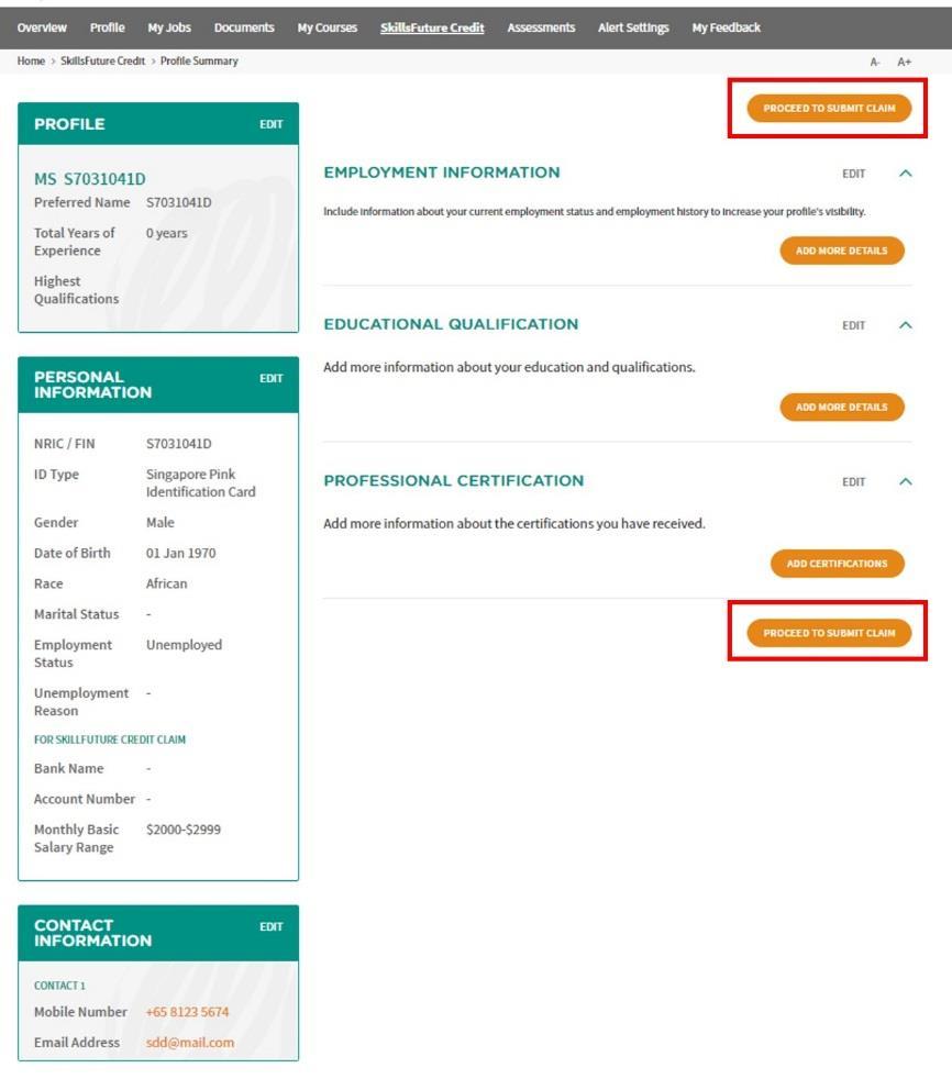 6. Example: Educational Qualifications Enter your education details and, if you would like to enter multiple qualifications, click the Add Educational Qualification button to add a new section.
