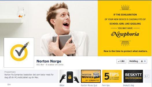 com/symantecnorge Norton Norge på