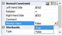 Track a constraint value by setting its Monitor