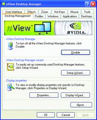 display settings for easy software setup.