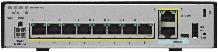 6 WAN Device Connect the second Ethernet cable to the Ethernet port # of the ASA, and the other end