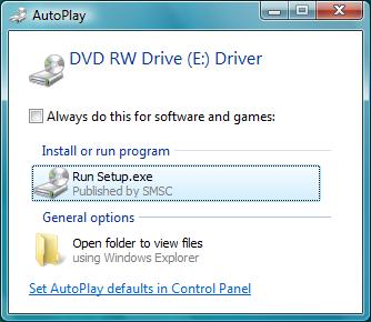 6 Installing the driver Important: Make sure you have installed the appropriate driver from the supplied CD before connecting the docking station to your PC.