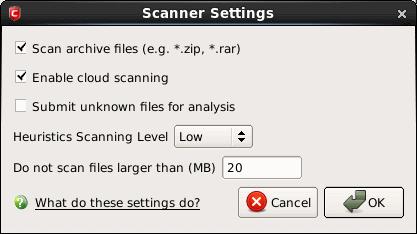 Scan archive files (e.g. *Zip, *.rar) - Select this box for the Antispam to scan archive files.