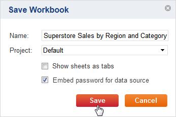 following steps: Specify the workbook name, and leave Project set to Default.