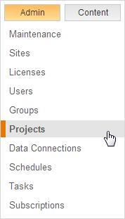 While only administrators can create new projects, users and groups can be assigned the Project Leader permission.