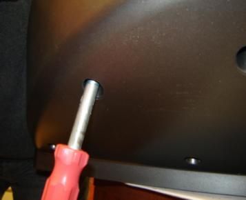 panel to remove the console from the HTEC Assembly as shown on