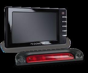 DOMETIC PERFECTVIEW RVS 535 Reversing video system with digital 5" LCD monitor and colour cylinder camera in a brake light console SAFETY & SECURITY Suitable for Monitor 5 " MONITOR M 55L Digital LCD