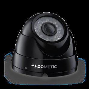 INTERIOR SURVEILLANCE CAMERAS DOMETIC PERFECTVIEW CAM 11 Mini dome camera Colour CCD camera (PAL) Normal or mirrored picture function Very high resolution and light sensitivity Installation height of