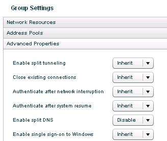 Linking It All Together with SmartGroups Advanced Properties Using the advanced properties, we can choose to control settings that are inherited from the global settings of CAG.
