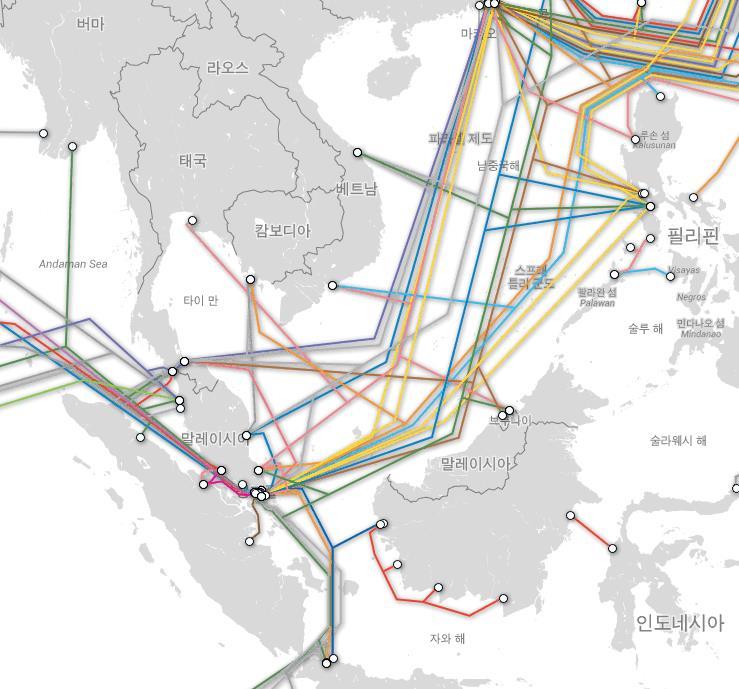 03 Current Status of Submarine Cables in ASEAN Unbalanced International connectivity is one of the reasons in Digital Divide in ASEAN.