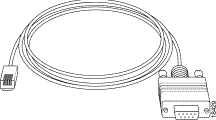 Console Cables (RJ-45 to DB-9 Female) This cable is also known as Management Cable.