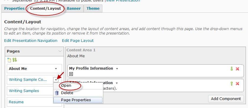 pages, page layouts, page content, display options, and display orders The following information does not copy: permissions comments or assessments for the presentation