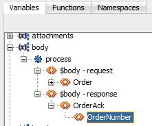 Chapter 4 Figure 4-30 OrderNumber Selection Company X also configures the routing node by double-clicking the