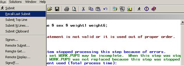 THE PROGRAM LOG WINDOW All too often, programmers look for output, assuming that their program ran successfully if listings were generated.