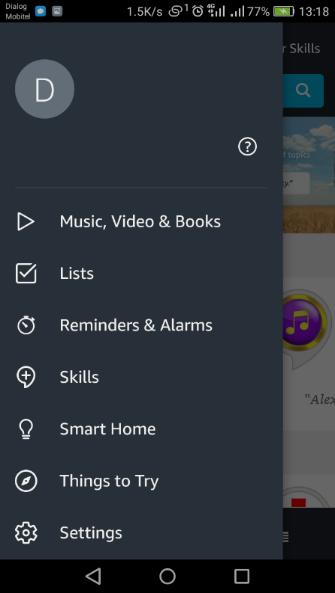 Note: The Alexa app may ask you to manually connect your device to your Echo device through your Wi-Fi settings. 4. Select your Wi-Fi network and enter the network password (if required).