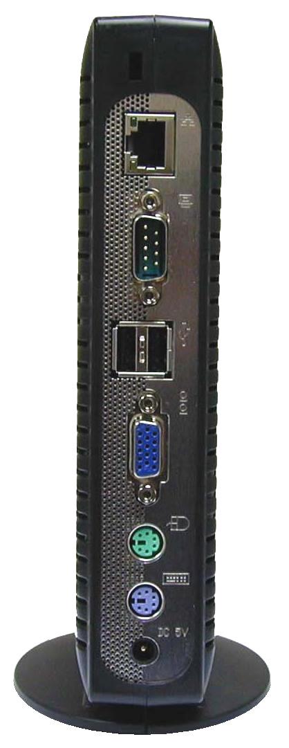 LAN SERIAL USB 2.0 VGA Mouse Keyboard 5VDC RJ-45 Network Connector This connector can be used to connect the built-in 32-bit 10/100-T Ethernet network LAN Controller to a host or Hub.
