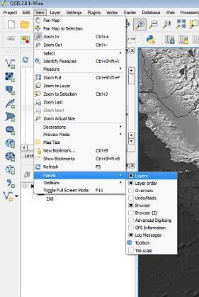 Land Accunting Exercise Part 1 Installing QGIS 5 7) Take a few minutes and hver ver the icns at the tp f the QGIS windw fr a secnd r tw t see what the tl is named.