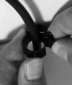 svc00686 Figure 15. Unlocking the cable retention bracket 3.