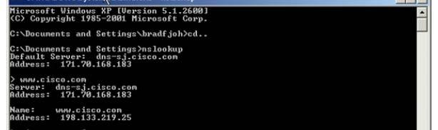 DNS Services and Protocol Computer p operating systems also have a utility called nslookup that allows the