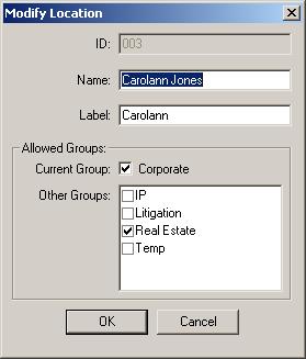 Folder transfer procedure In the following example, six (6) folders from the Corporate group are transferred to the IP Group. Do not run a data import until you have completed this transfer procedure.