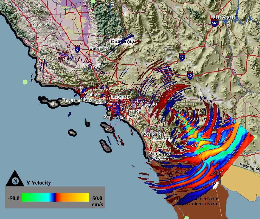 SAC: TeraShake (Yifeng Cui) Estimating the potential damage of a magnitude 7.