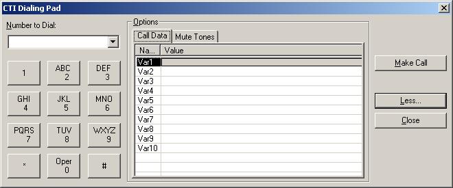 Processing Calls Chapter 3 Supervisor Softphone Step 3 Step 4 Enter the phone number to be dialed in the Dialed Number field or select a destination from the pull-down menu.