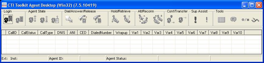 Chat Chapter 4 Managing Agents Figure 4-1 Agent Softphone Window When the agent sends the emergency call or supervisor assist request, Unified ICM software looks for an available supervisor from the