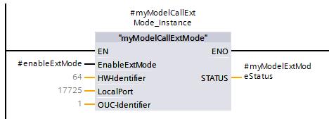 External mode C.3 The function block CallExtMode C.