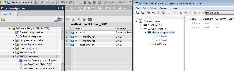 Using bus objects in STEP 7 F F.1 Bus objects You can define bus objects in the Simulink model. These objects may include simple data types or additional bus objects.