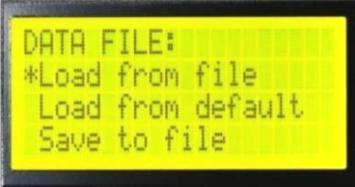 It should be noted that file name Settings.tcs should not be changed. While reading the settings for the profiles, this file must be present on the USB Flash drive.