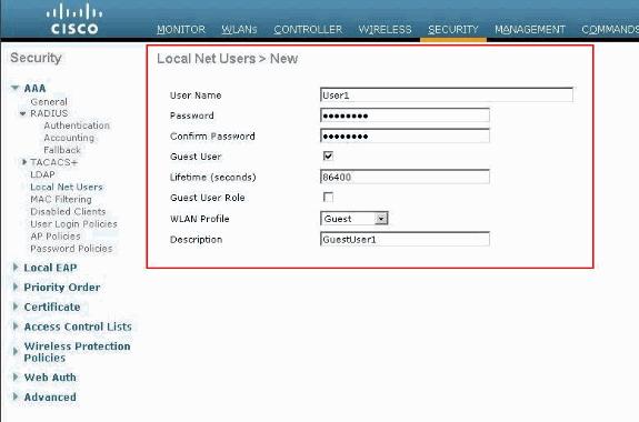Enter a User Name and Password in order to create a new user, then confirm the password that you