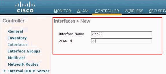 of 90: 2. Click Apply in order to create the VLAN interface. The Interfaces > Edit window appears that asks you to fill interface specific information. 3.